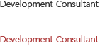 Development Consultant